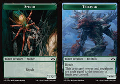 Spider (0016) // Treefolk (0017) Double-Sided Token