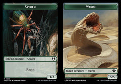 Spider (0036) // Wurm (0073) Double-Sided Token