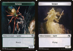Spider (011) // Spirit (002) Double-Sided Token - Foil