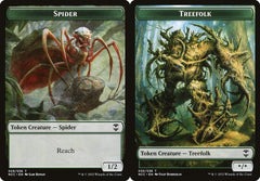 Spider (029) // Treefolk (030) Double-Sided Token
