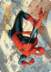 Spider-Man, Peter Parker (53/54) Art Card (ASMP) - Gold-Stamped Signature