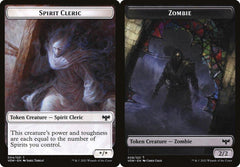 Spirit Cleric (004) // Zombie (008) Double-Sided Token - Foil