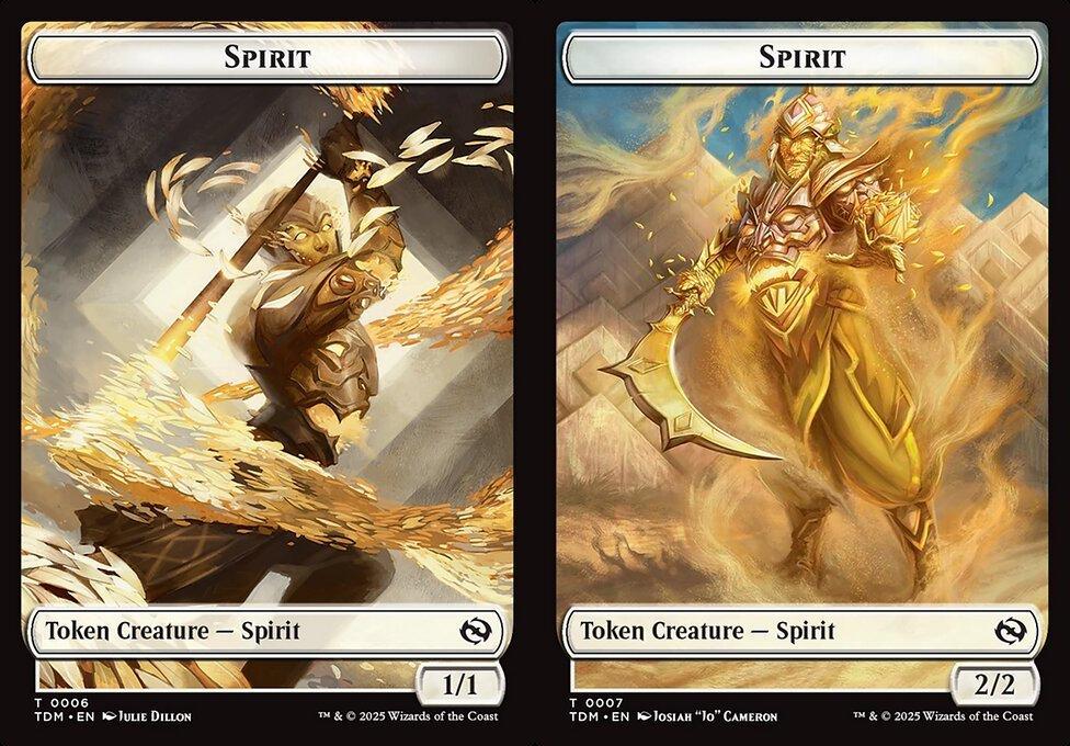 Spirit (0006) // Spirit (0007) Double-Sided Token - Foil