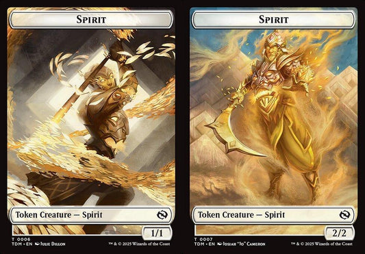 Spirit (0006) // Spirit (0007) Double-Sided Token - Foil