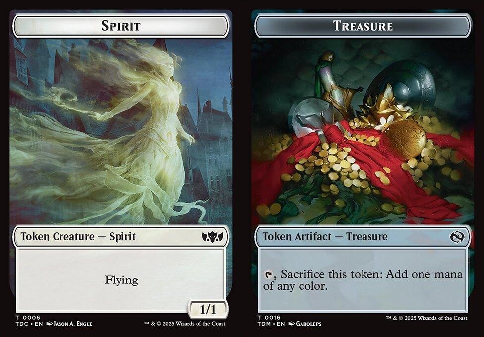 Spirit (0006) // Treasure (0016) Double-Sided Token
