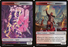 Spirit (0013) // Warrior (0015) Double-Sided Token - Foil