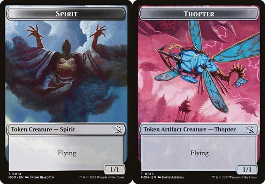 Spirit (0014) // Thopter (0019) Double-Sided Token - Foil