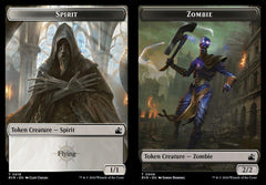 Spirit (0018) // Zombie (0006) Double-Sided Token - Foil