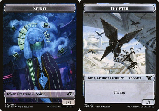 Spirit (002) // Thopter (012) Double-Sided Token