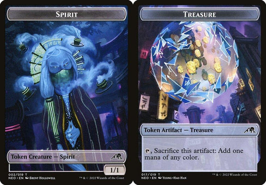 Spirit (002) // Treasure (017) Double-Sided Token