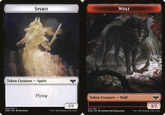 Spirit (002) // Wolf (011) Double-Sided Token - Foil