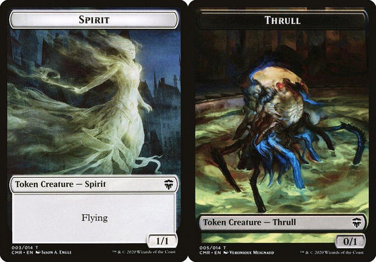 Spirit (003) // Thrull (005) Double-Sided Token - Foil