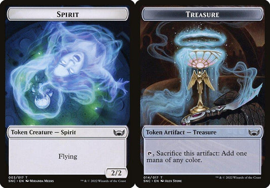 Spirit (003) // Treasure (014) Double-Sided Token - Foil
