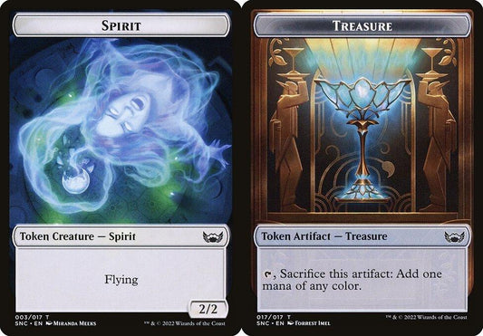 Spirit (003) // Treasure (017) Double-Sided Token - Foil