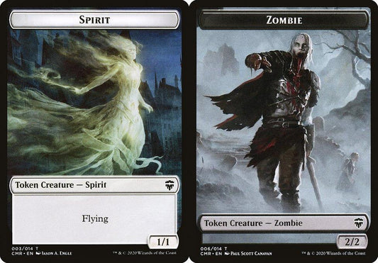 Spirit (003) // Zombie (006) Double-Sided Token - Foil
