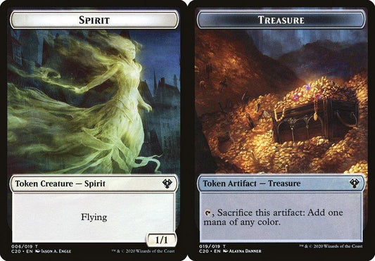 Spirit (006) // Treasure (019) Double-Sided Token