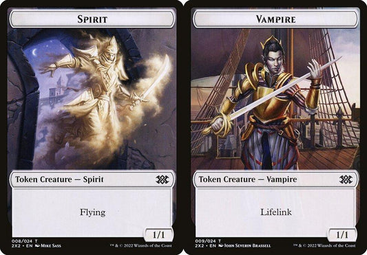 Spirit (008) // Vampire (009) Double-Sided Token - Foil