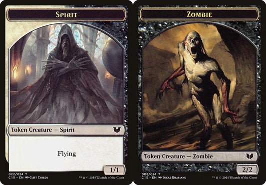 Spirit (022) // Zombie (008) Double-Sided Token