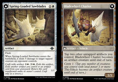Spring-Loaded Sawblades // Bladewheel Chariot - Foil