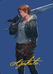 Squall, SeeD Mercenary (47/53) Art Card (AFIN) - Gold-Stamped Signature