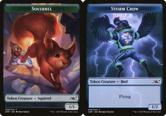 Squirrel (008) // Storm Crow (005) Double-Sided Token - Foil
