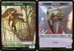 Squirrel (011) // Thopter (019) Double-Sided Token - Foil
