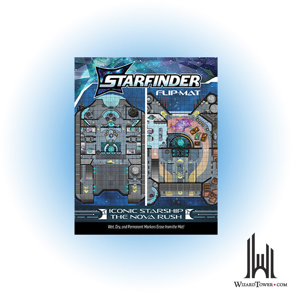 Starfinder Flip-Mat - Iconic Starship Nova Rush