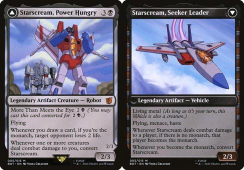 Starscream, Power Hungry // Starscream, Seeker Leader (005) - Foil