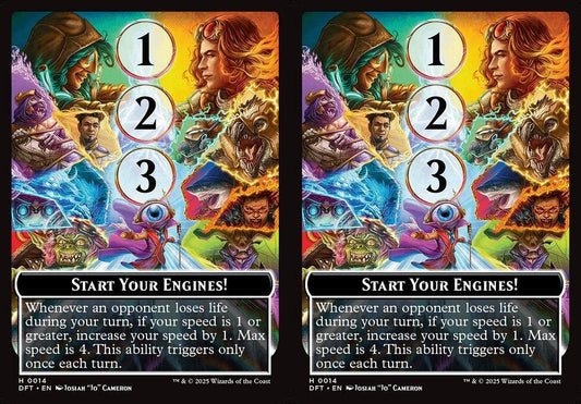 Start Your Engines! (0014) // Max Speed (0014) Double-Sided Token - Foil