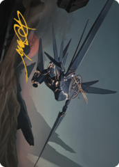 Steel Seraph (06/81) Art Card (ABRO) - Gold-Stamped Signature