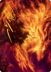 Stoke the Flames (38/81) Art Card (AMOM) - Gold-Stamped Signature