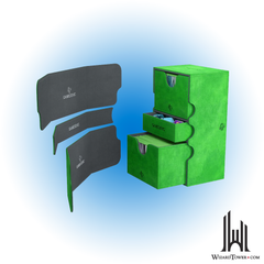 Deck Box - Stronghold - Green 200+