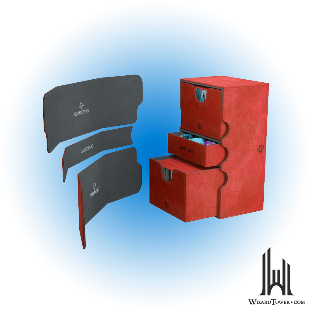 Deck Box - Stronghold - Red 200+