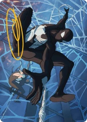 Symbiote Spider-Man (40/54) Art Card (ASMP) - Gold-Stamped Signature