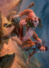 Dwarven Reinforcements (33/81) Art Card (AKHM) - Gold-Stamped Signature