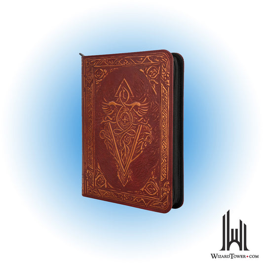 Binder - Faux-Leather Red