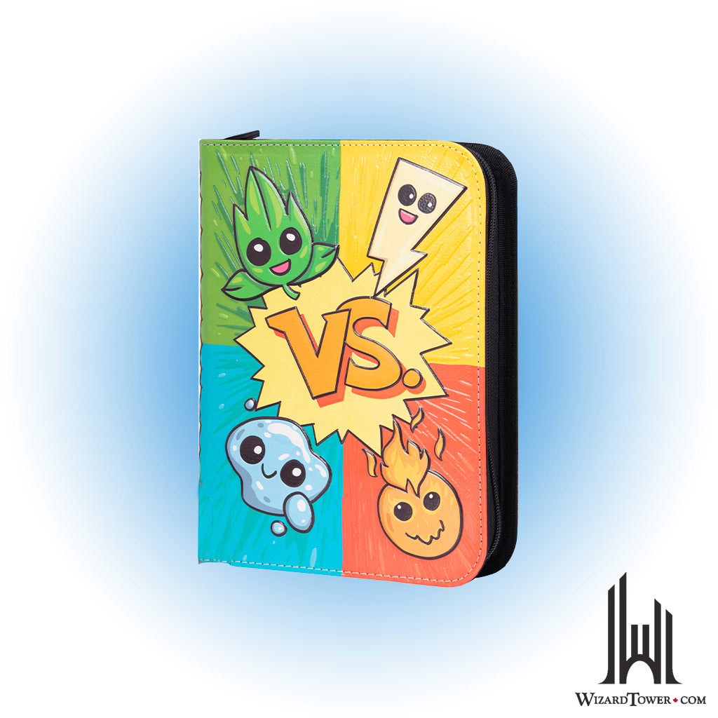 Binder - Faux-Leather Battle Time Trading Card Small