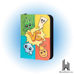 Binder - Faux-Leather Battle Time Trading Card Small