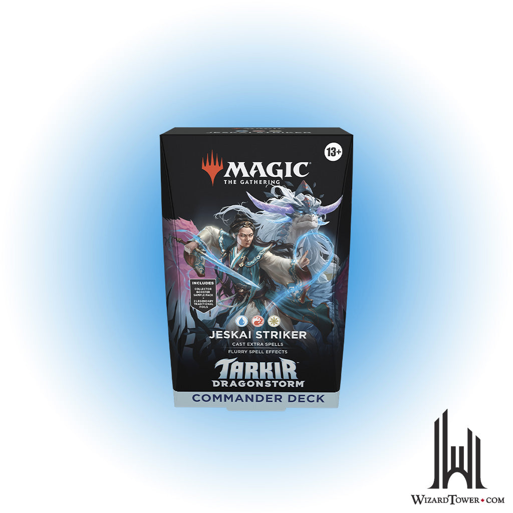 Magic the Gathering Tarkir Dragonstorm Commander Deck - Jeskai Striker (WUR)