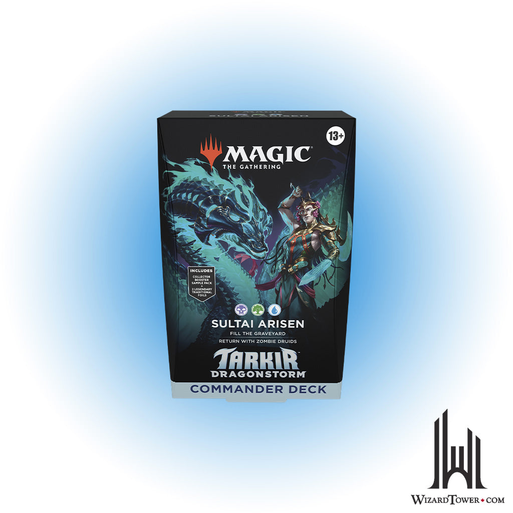 Magic the Gathering Tarkir Dragonstorm Commander Deck - Sultai Arisen (UBG)