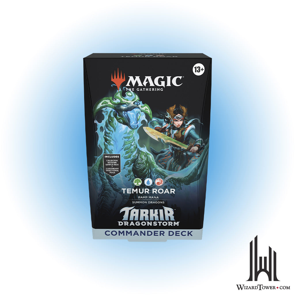 Magic the Gathering Tarkir Dragonstorm Commander Deck - Temur Roar (URG)