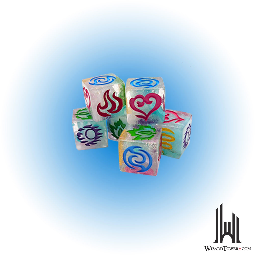 Dice Set - Teatime Adventures Harmony d6 6ct