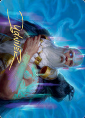 Alrund, God of the Cosmos (09/81) Art Card (AKHM) - Gold-Stamped Signature