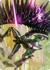 Tapestry Warden (23/54) Art Card (AEOE) - Gold-Stamped Signature