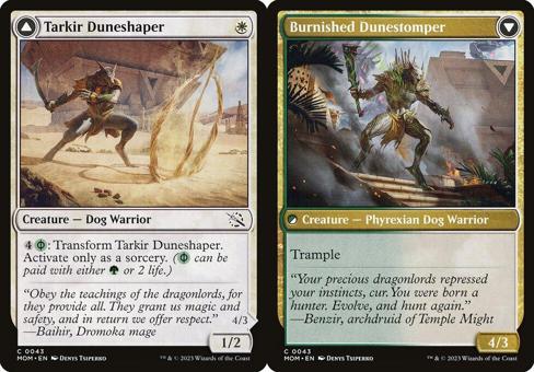 Tarkir Duneshaper // Burnished Dunestomper - Foil