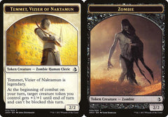 Temmet, Vizier of Naktamun (012) // Zombie (020) Double-Sided Token