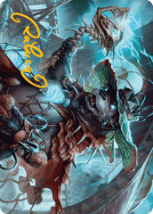 Tempest Angler (30/54) Art Card (ABLB) - Gold-Stamped Signature