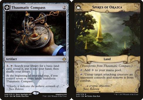 Thaumatic Compass // Spires of Orazca - Foil