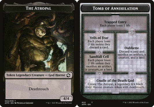 The Atropal (005) // Tomb of Annihilation (022) Double-Sided Token