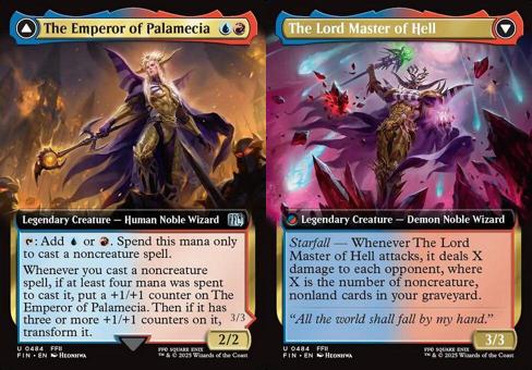 The Emperor of Palamecia // The Lord Master of Hell (0484) (Extended Art) - Foil